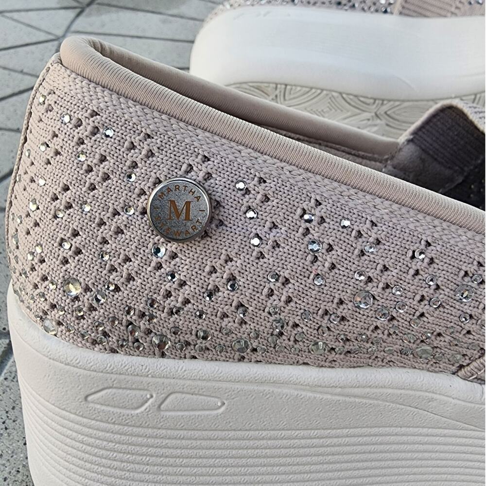Skechers X Martha Stewart Pier-Lite Reflection Wedge Slip-On Shoes 8 - Picture 9 of 12